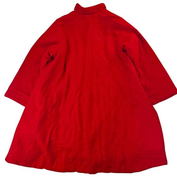 Red Embroidered Chinese Swing Coat - Picture 7 of 7